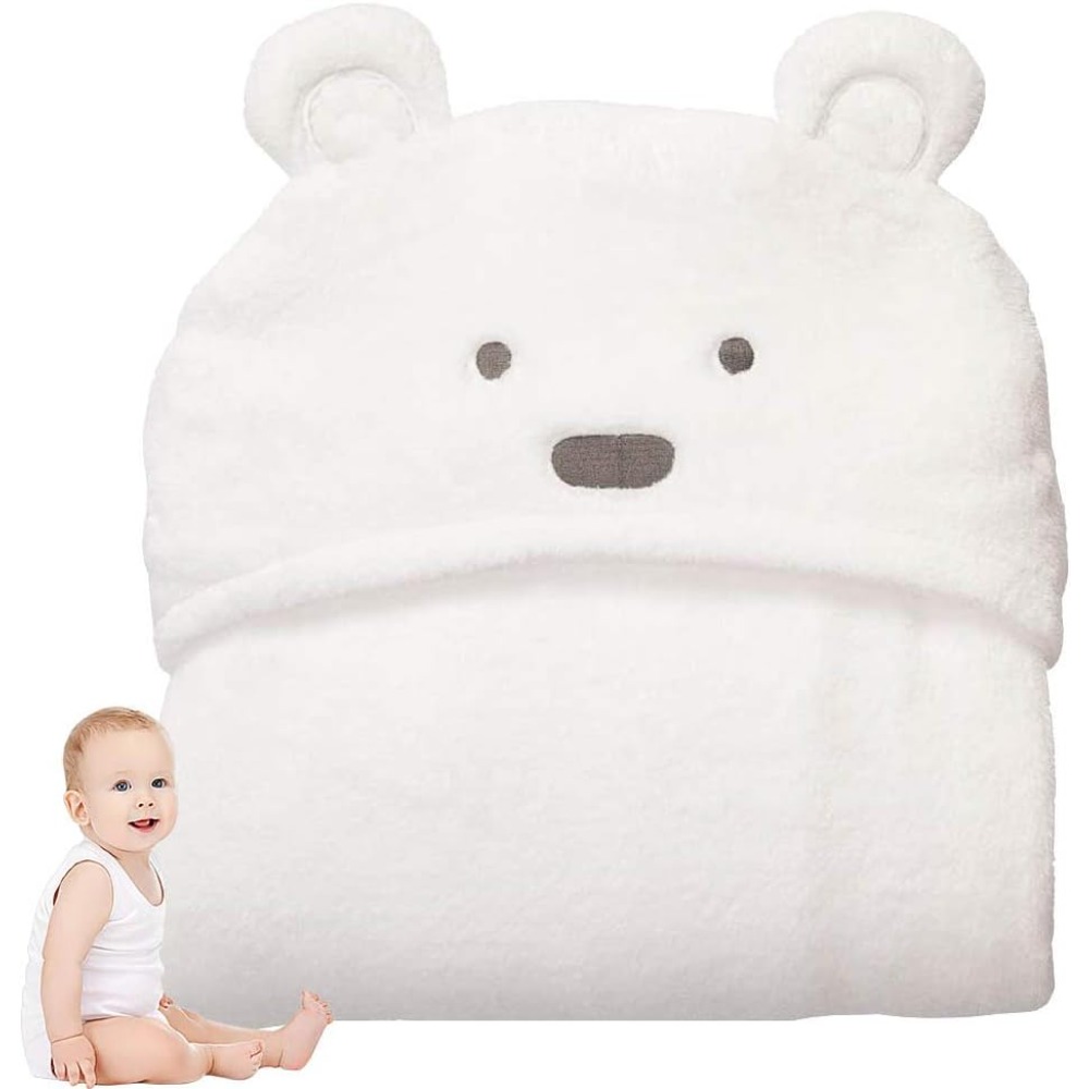 Baby Nursery Boy - หมีน่ารักผ้าเช็ดตัวสําหรับเด็กผ้าเช็ดตัวนุ่มเนอสเซอรี่ผ้าเช็ดตัวผ้าเช็ดตัวชายหาดสําหรับเด็กวัยหัดเดินเด็กชายผ้าฝ้ายอินทรีย์ Unisex