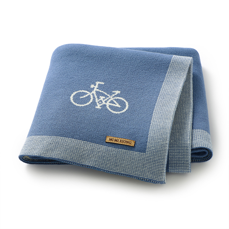 Baby Nursery Boy - ผ้าห่มเด็กทารกแรกเกิด Ultra-Soft REVERSIBLE ถักเด็กทารกรถเข็นเด็กเนอสเซอรี่ Cradle ผ้านวม