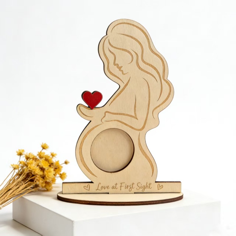 Baby Nursery Frames - กรอบรูปไม้สำหรับเด็กทารก ของขวัญที่ไม่เหมือนใครสำหรับเด็กแรกเกิด ของที่ระลึกจากภาพอัลตราซาวด์ พร้อมชื่อและวันที่ ของตกแต่งห้องเด็ก ของขวัญสำหรับงานเลี้ยงฉลองทารก