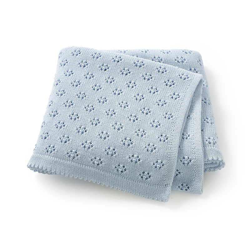 Baby Nursery Boy - Breathable รถเข็นเด็กผ้าห่ม Swaddle Wrap Dual-ใช้ถักทารกแรกเกิดรถเข็นเด็กเนอสเซอรี่ Crib