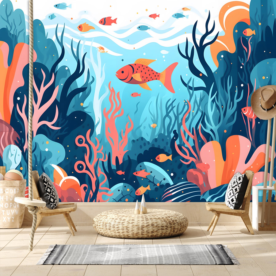 วอลเปเปอร์ลายการ์ตูน 6+ แบบ สำ - Baby Nursery Peel And Stick Wallpaper บทวิจารณ์และราคา