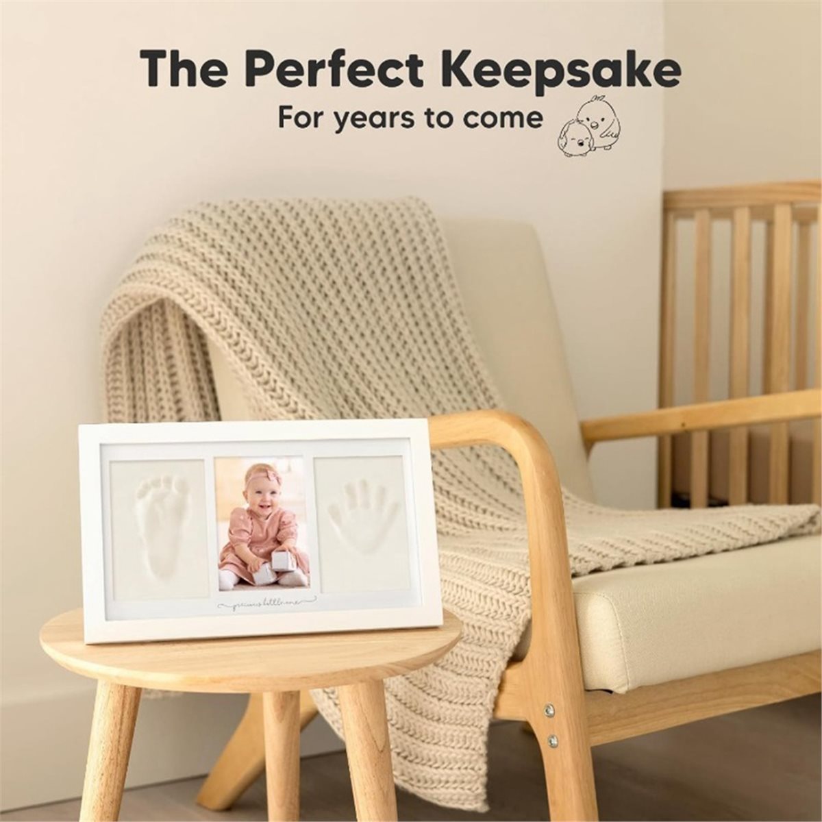 ชุดของที่ระลึกพิมพ์มือและพิมพ์ - Baby Nursery Frames บทวิจารณ์และราคา