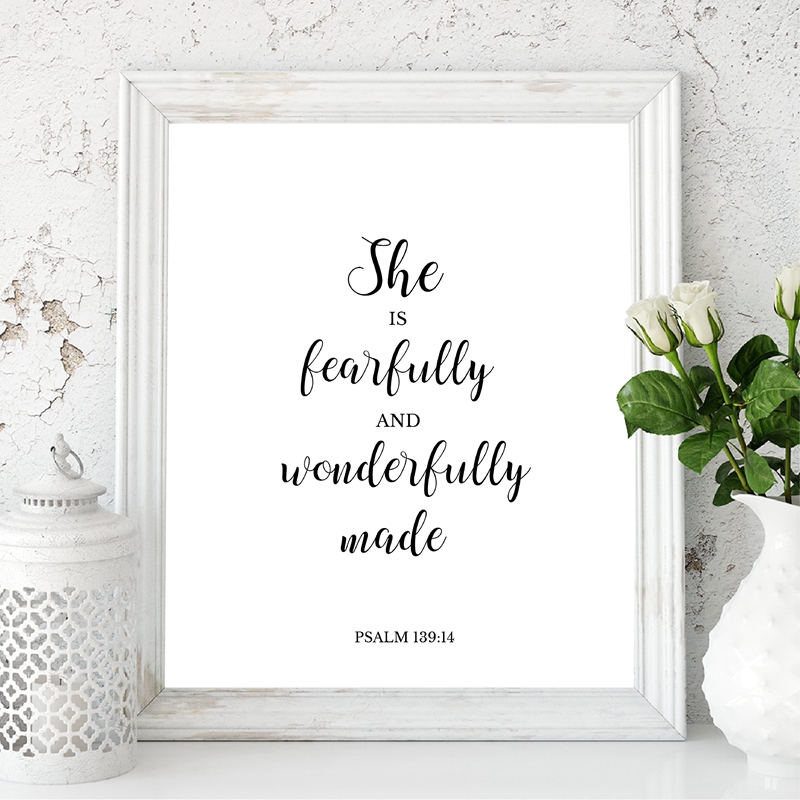 ข้อพระคัมภีร์อ้างคริสเตียนWall - Baby Girl Nursery Quotes บทวิจารณ์และราคา