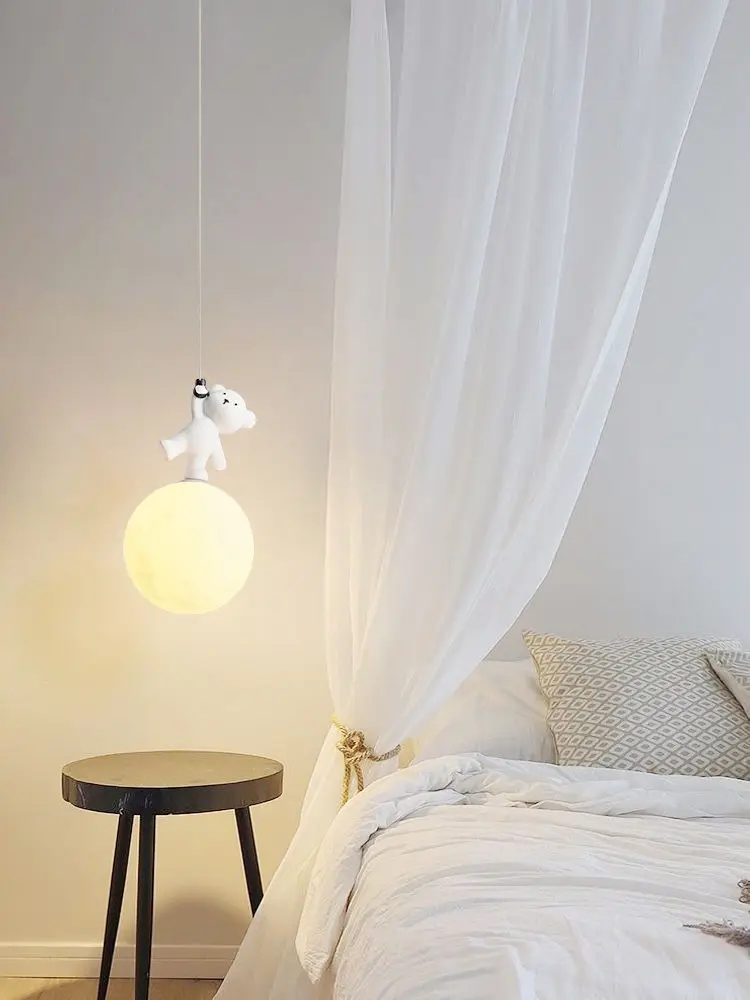 โคมไฟรูปหมีการ์ตูนสำหรับห้องเด - Baby Nursery Decor Girl บทวิจารณ์และราคา