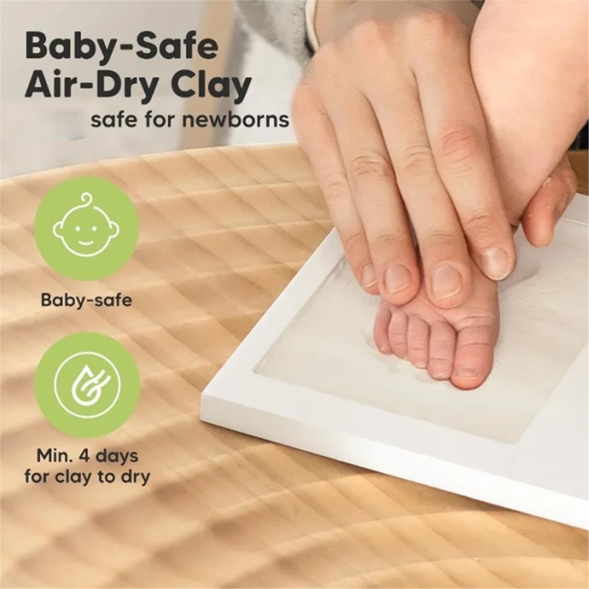 ชุดของที่ระลึกรอยมือและรอยเท้า - Baby Nursery Frames บทวิจารณ์และราคา