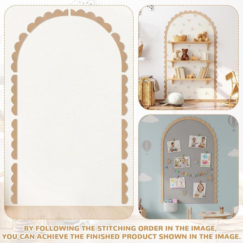 ของตกแต่งผนังไม้รูปโค้ง DIY กร - Baby Nursery Frames บทวิจารณ์และราคา